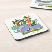 Dessous-de-verre Animaux mignons de safari (Côté gauche)