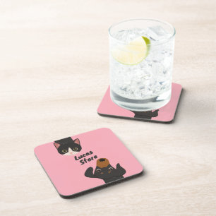 Dessous-de-verre Animaux mignons gribouillés