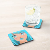 DESSOUS-DE-VERRE ANIME CARTOON GIRL (Côté Droit)