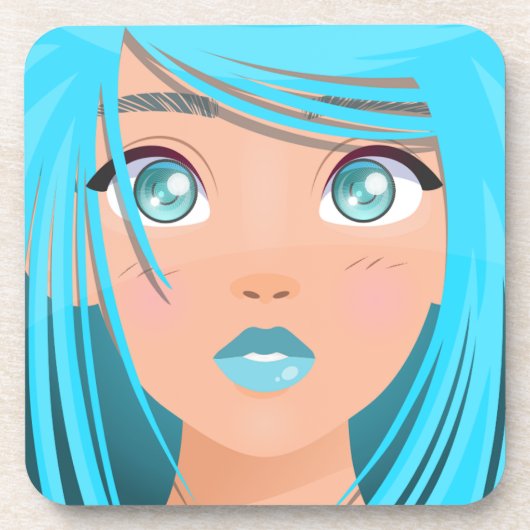 DESSOUS-DE-VERRE ANIME CARTOON GIRL (Devant)