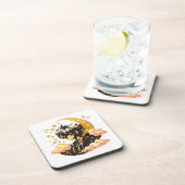 Dessous-de-verre Anime Moonlight – Hard Plastic Coaster (Côté Droit)