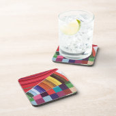 Dessous-de-verre anneaux, cercles et chèques mini collage (Côté Droit)