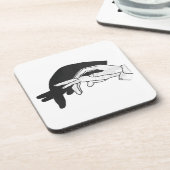 Dessous-de-verre Anteater Silhouette main (Côté gauche)