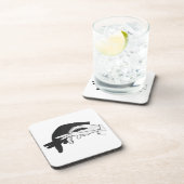 Dessous-de-verre Anteater Silhouette main (Côté Droit)