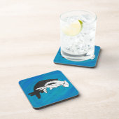 Dessous-de-verre Anteille Ombre Sur Bleu (Côté Droit)