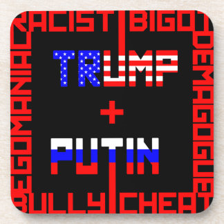 Dessous-de-verre Anti Trump+Poutine