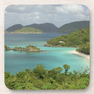 Dessous-de-verre Antilles, îles Vierges américaines, St. John, Tr