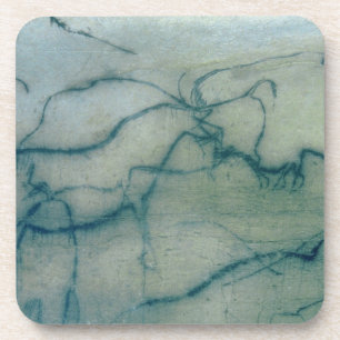 Dessous-de-verre Antilope et bison, Perigordian (peinture de