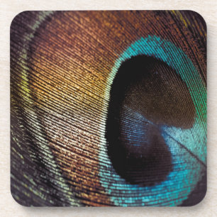 Dessous-de-verre Antique Hues Peacock Feather Eye