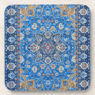 Dessous-de-verre Antique Oriental Bleu Turc Tapis Perse