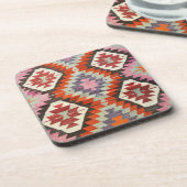 Dessous-de-verre Antique Oriental Turc Tapis Perse Rouge (Côté gauche)