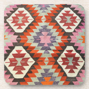 Dessous-de-verre Antique Oriental Turc Tapis Perse Rouge