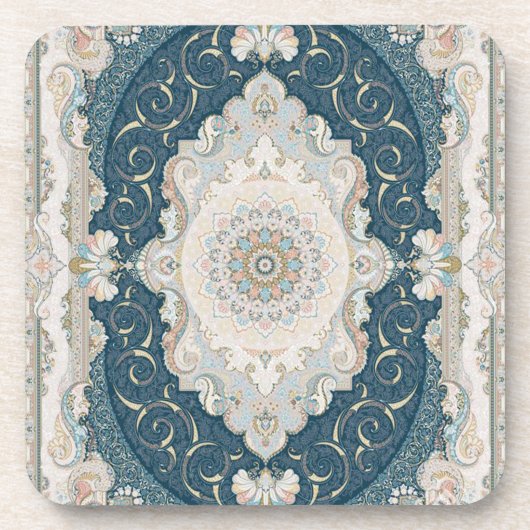 Dessous-de-verre Antique Turkish Persian Carpet Rug (Devant)