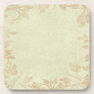 Dessous-de-verre Antique Viintage or Floral Vine Mariage