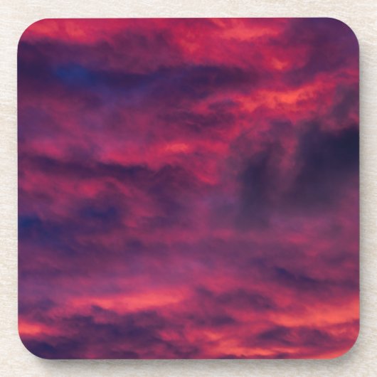 Dessous-de-verre août rouge (Devant)