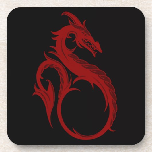 Dessous de verre Apalala Dragon Rouge (Devant)