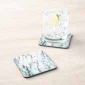 Dessous-de-verre Apparence en marbre de veine turquoise foncé (Côté Droit)