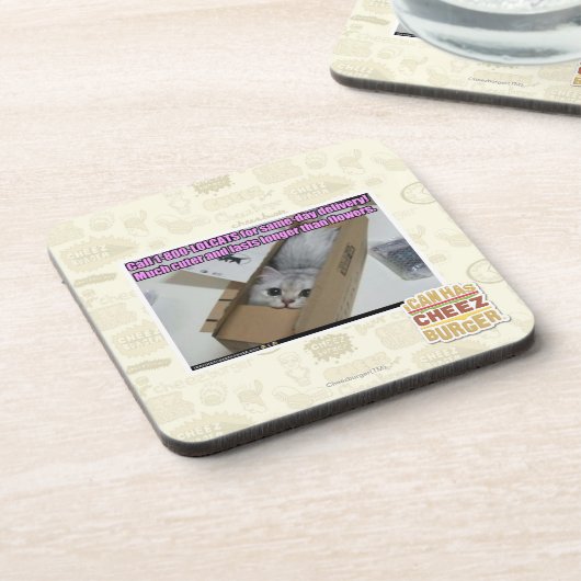 Dessous-de-verre Appel 1-800-LOLCATS (Côté gauche)