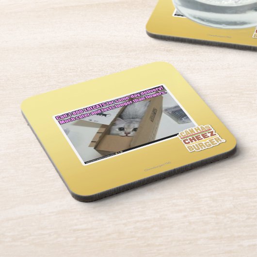 Dessous-de-verre Appel 1-800-LOLCATS (Côté gauche)