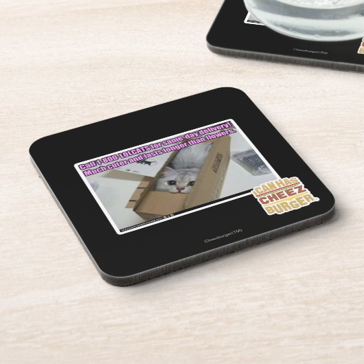 Dessous-de-verre Appel 1-800-LOLCATS (Côté gauche)