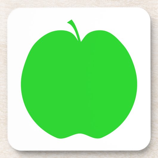 Dessous-de-verre Apple vert (Devant)