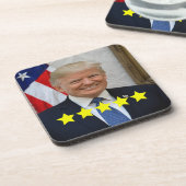 Dessous-de-verre Approbation du président Donald Trump (Côté gauche)