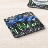 Dessous-de-verre Aqua Blue Crocus Blooms (Côté gauche)