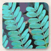 Dessous-de-verre Aqua Feuilles (Devant)
