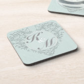 Dessous-de-verre Aqua HeartyChic (Côté gauche)