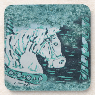 Dessous-de-verre Aquamarine du carrousel