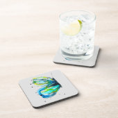 Dessous-de-verre Aquarelle à papillon (Côté Droit)