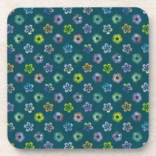 Dessous-de-verre Aquarelle artistique tendance motif floral