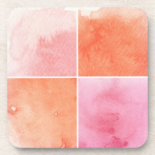 Dessous-de-verre aquarelle colorée