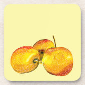 Dessous-de-verre Aquarelle de fruit jaune perruque (Devant)