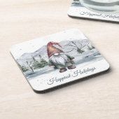 Dessous-de-verre Aquarelle Gnome (Côté gauche)