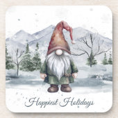 Dessous-de-verre Aquarelle Gnome (Devant)