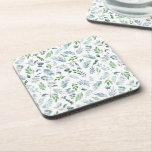 Dessous-de-verre Aquarelle moderne Verdure botanique Eucalyptus<br><div class="desc">Aquarelle moderne Botanique Verdure Eucalyptus boisson couverture. Décorez votre maison avec cet élégant dessous de verre de feuillage botanique aquarelle. Il présente des feuilles d'aquarelle dans les tons vert et bleu. Peut également être utilisé pour les Mariages,  Fêtes des mariées,  Baby showers,  etc.</div>