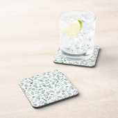 Dessous-de-verre Aquarelle moderne Verdure botanique Eucalyptus (Côté Droit)