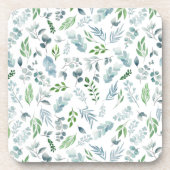 Dessous-de-verre Aquarelle moderne Verdure botanique Eucalyptus (Devant)