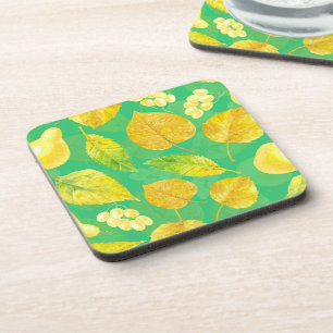 Dessous-de-verre Aquarelle motif d'automne