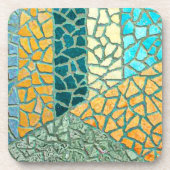 Dessous-de-verre Aquarelle Peinture Pierre Mosaïque + vos idées (Devant)