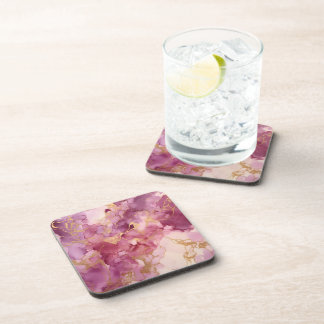 Dessous-de-verre Aquarelle rose