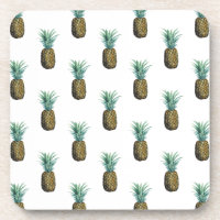 Aquarelle tropicale à ananas