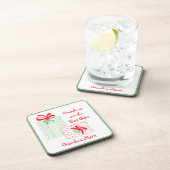 Dessous-de-verre Aquarelle vacances PERSONNALISER grand-mère (Côté Droit)