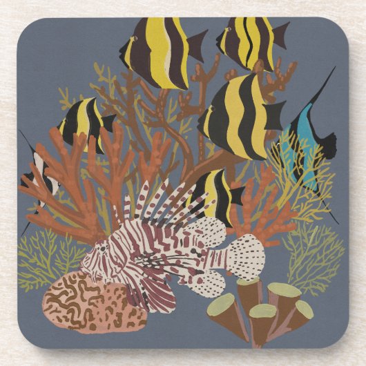 Dessous-de-verre Aquarium Vintage (Devant)