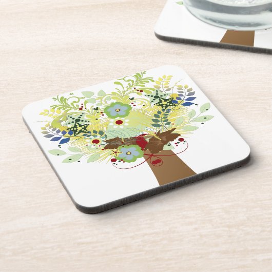 Dessous-de-verre Arbre à fleurs (Côté gauche)