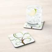 Dessous-de-verre Arbre Abstrait (Côté Droit)