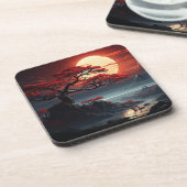 Dessous-de-verre Arbre bonsaï (Côté gauche)