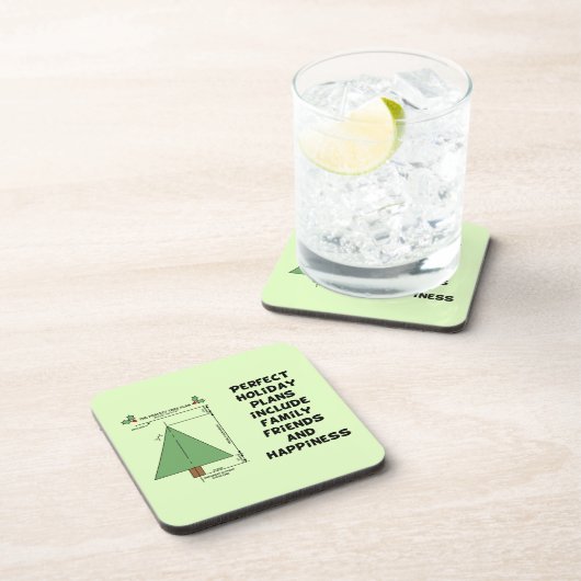 Dessous-de-verre Arbre de Noël parfait (Côté Droit)