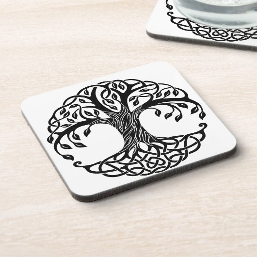 Dessous-de-verre Arbre de vie celtique (Côté gauche)